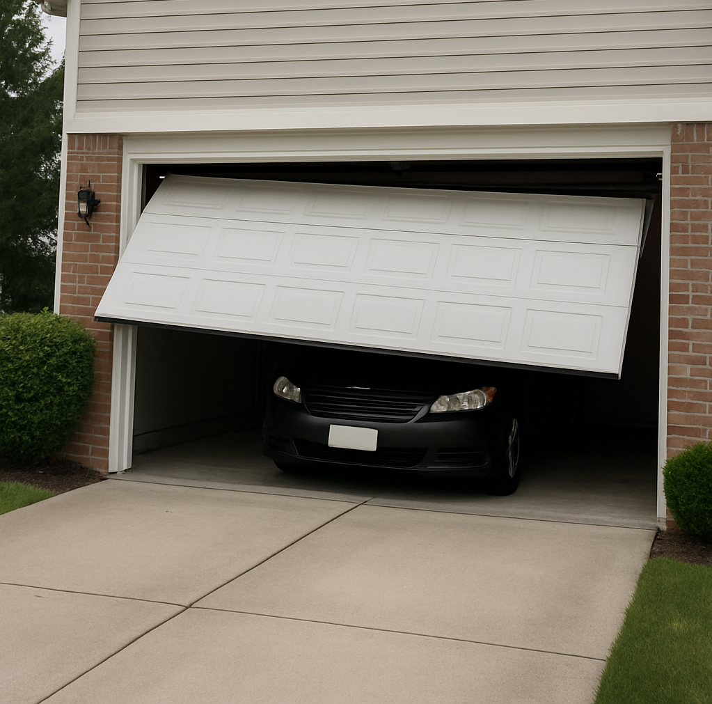 New Garage Door Interior 